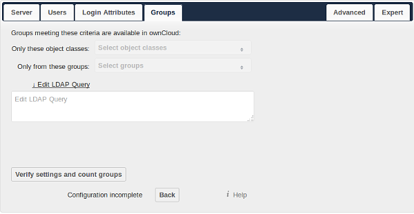 Group filter